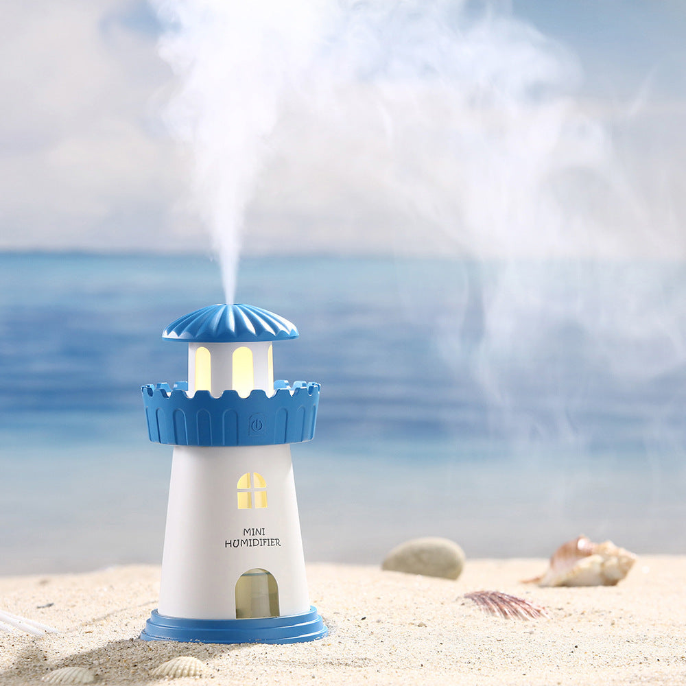 Refreshing Home Household Mini Lighthouse Humidifier