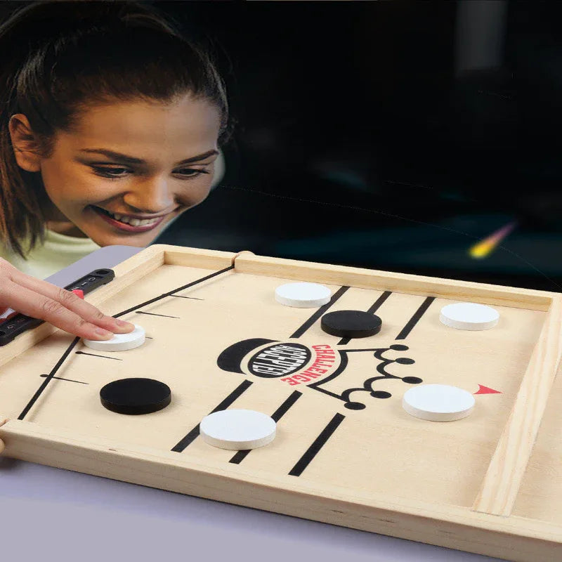 Funny Puck Slinging Board Game