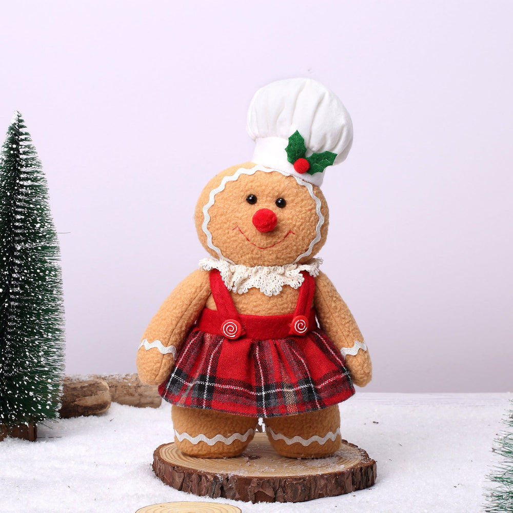 New Christmas Decoration Gingerbread Man Doll