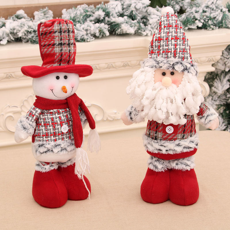Cozy Flannel Large Soft To The Touch Christmas Dolls