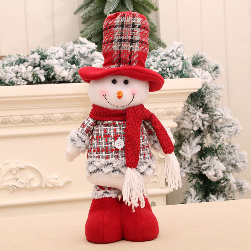 Cozy Flannel Large Soft To The Touch Christmas Dolls