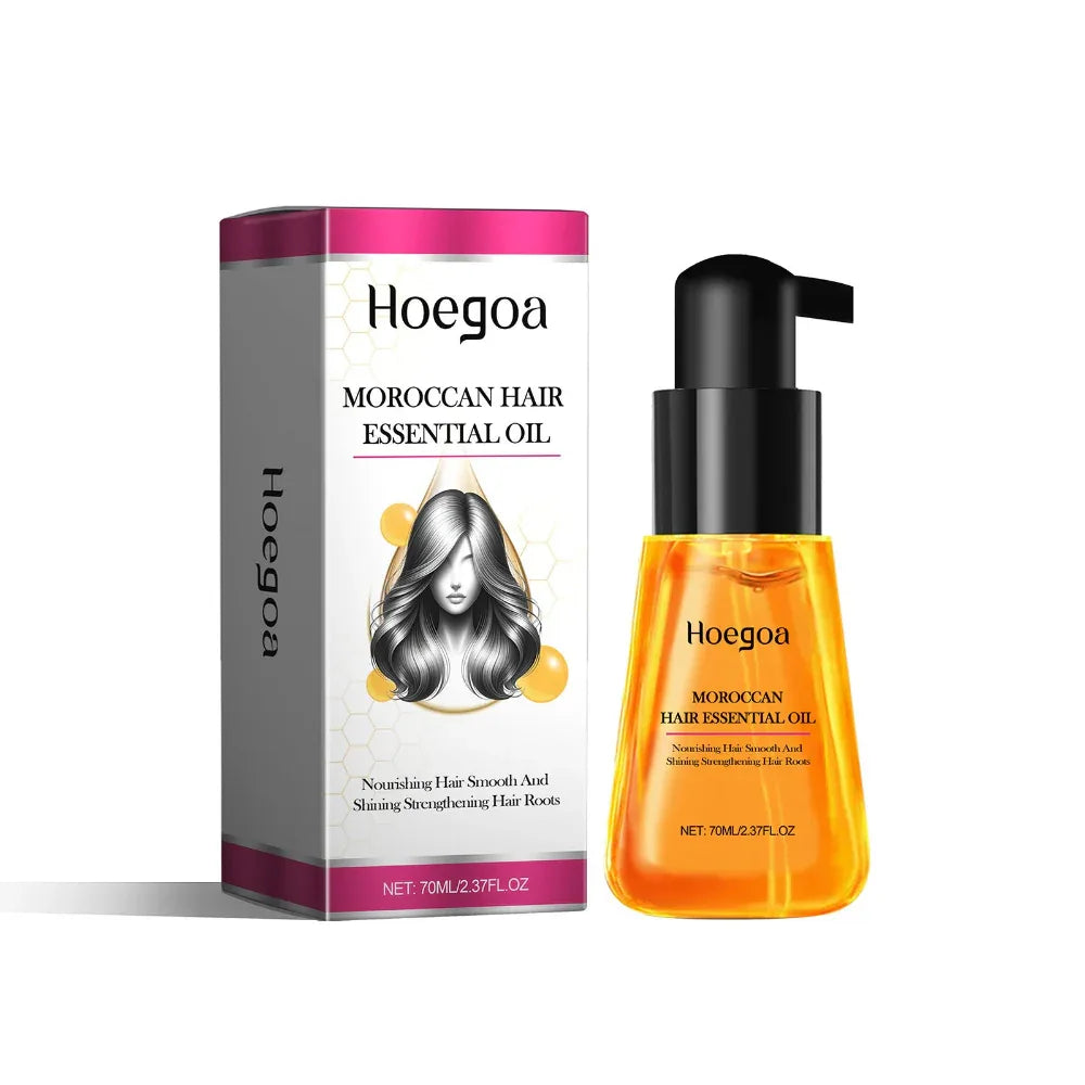 Moroccan Essential Hair Care Oil For Moisturizing And Repairing Dry And Frizz Hair