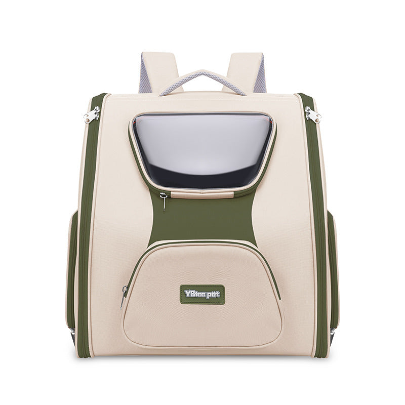 Pet Trolley Bag Panoramic Model Large Capacity Cat Dog Backpack