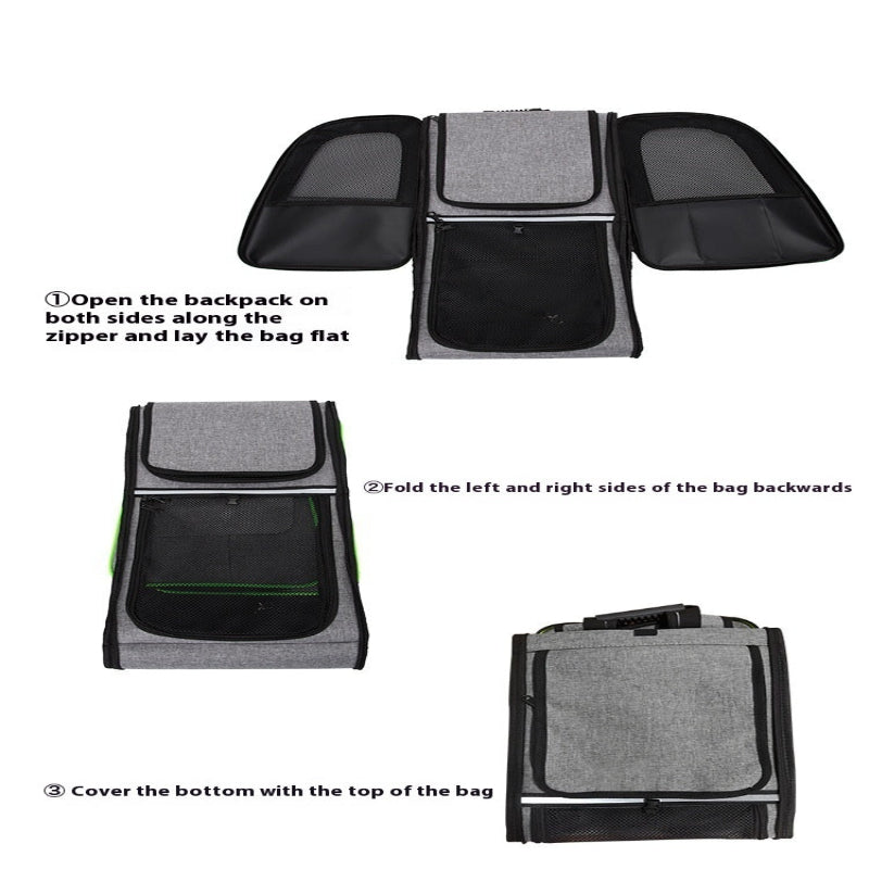 Extendable Foldable Portable Breathable Pet Dog Cat Backpack Bag