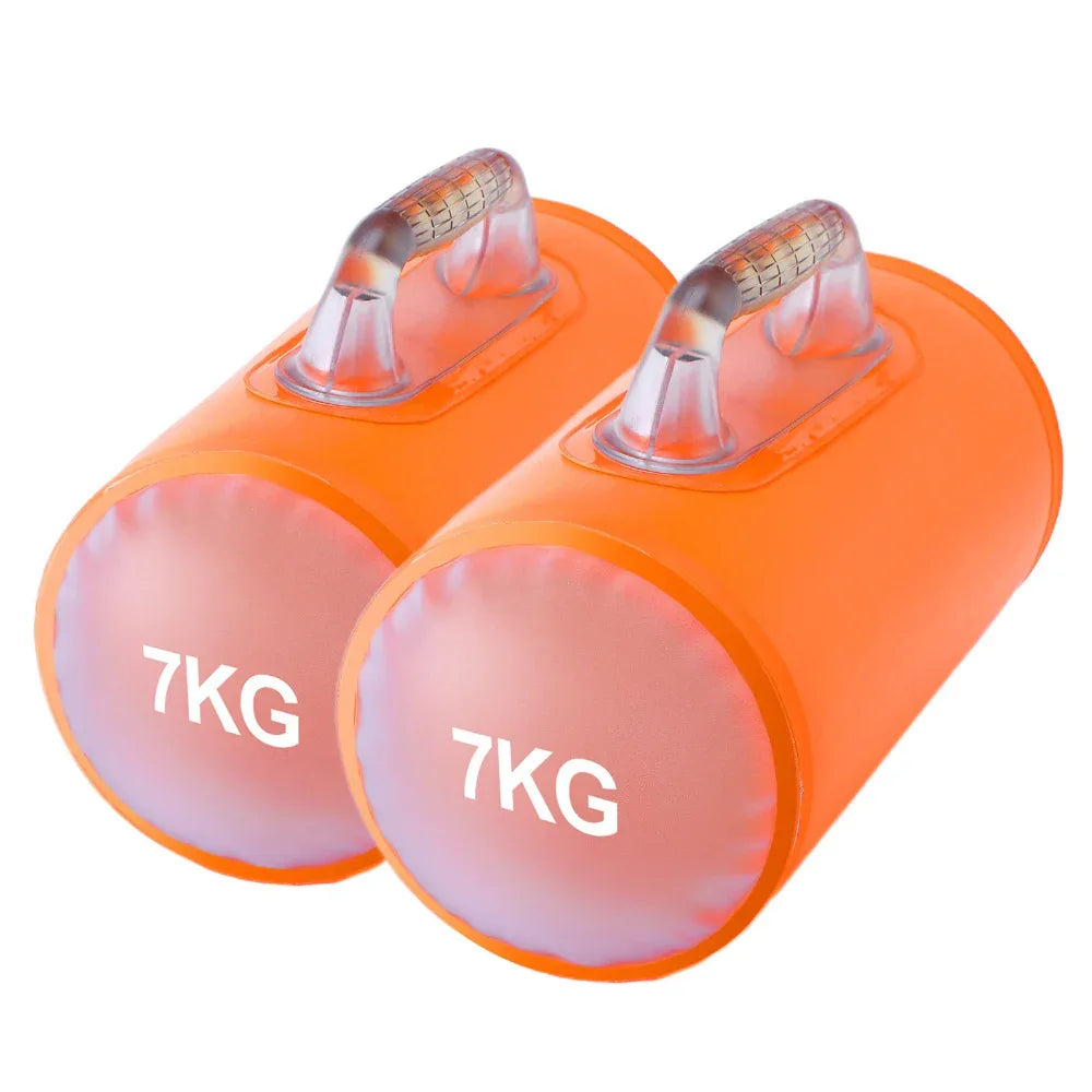 7kg Portable Foldable Water Filled Fitness Strength Dumbbells.