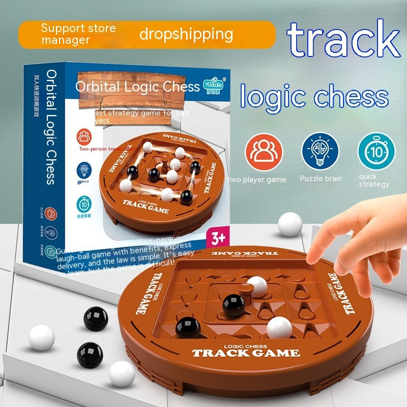 Track Logic Chess Double Battle Board Game Toy
