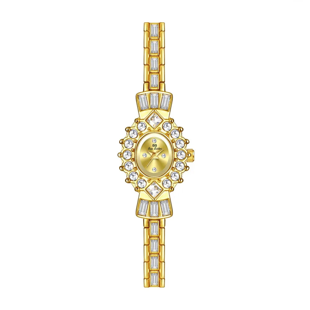 Women's Diamond Middle-Ancient Magic Mirror Watch