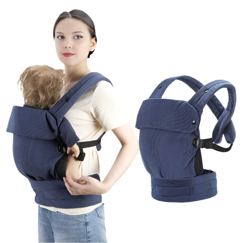 Adjustable Cotton Front And Back Baby Carrier.