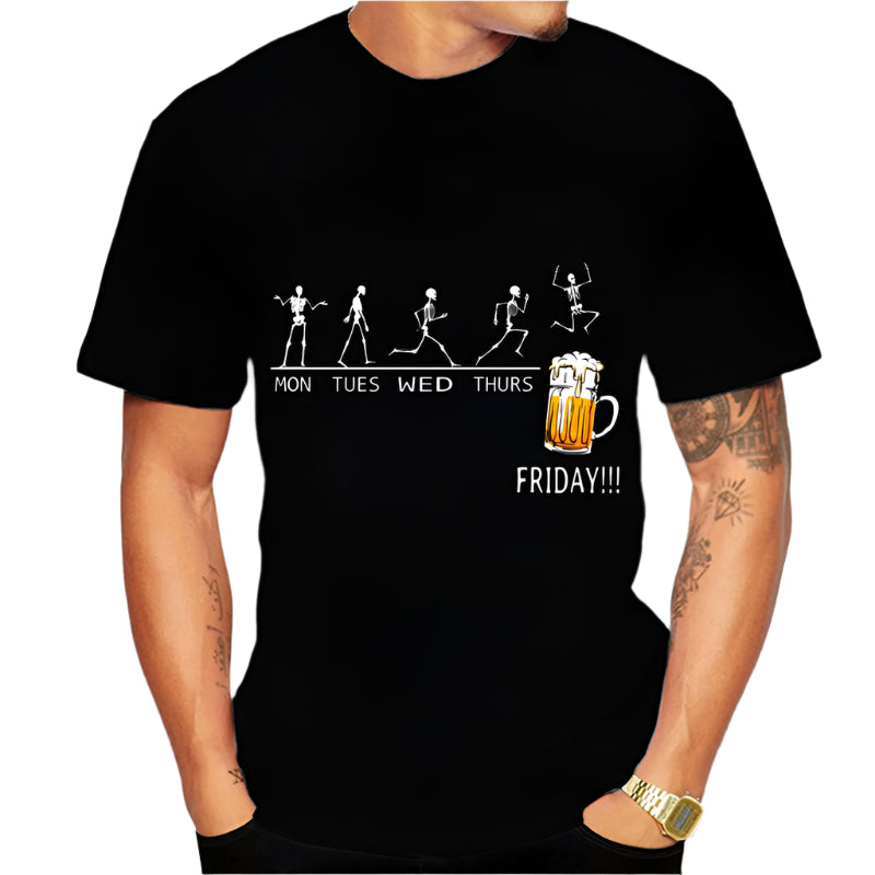 Men's Casual Friday Beer T-Shirts