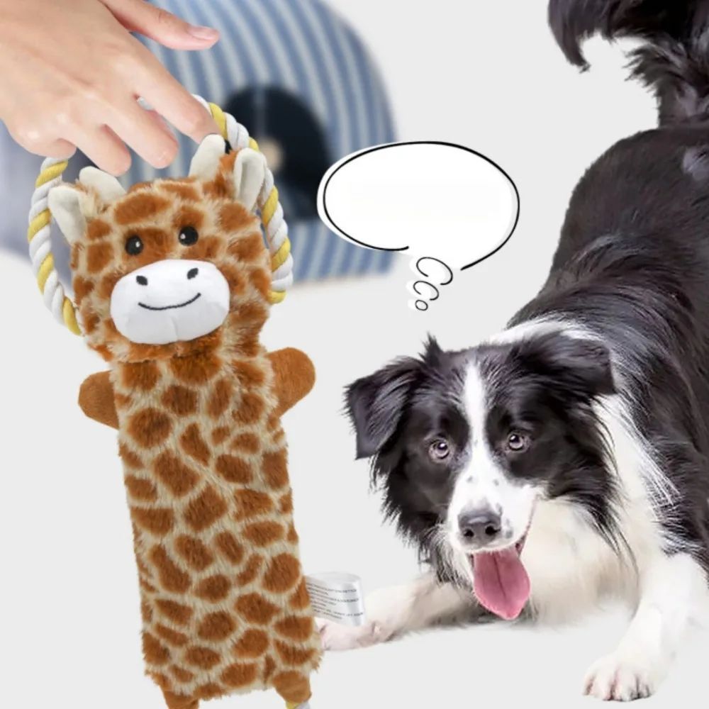 Funny Plush Stuffed Animals Bite Resistant Pet Dog Chew Toys.
