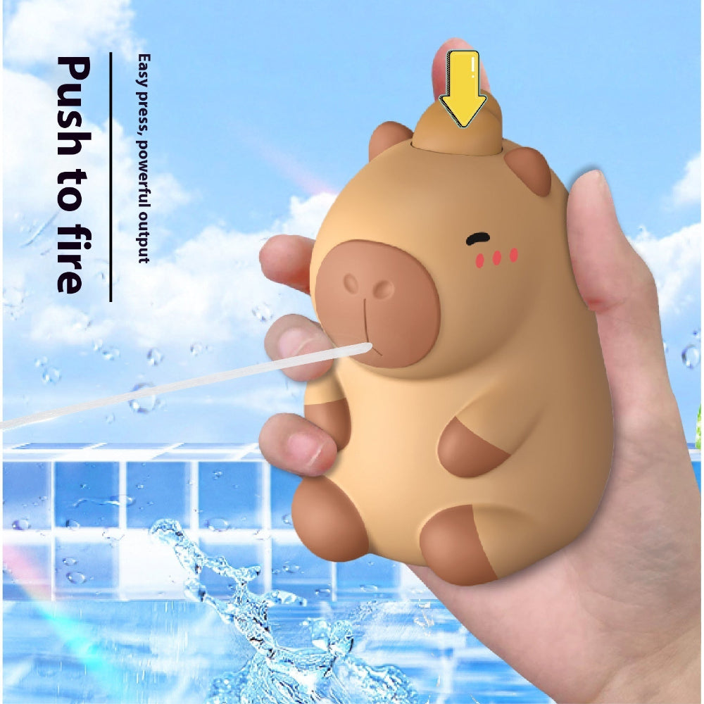Children's Capybara Summer Water Gun Pistol Outdoor Pool Bath Toy.