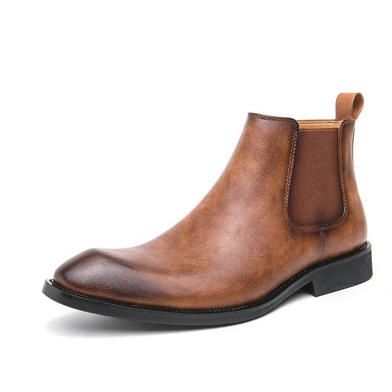 Fashionable Retro Autumn And Winter Men's Short Boots