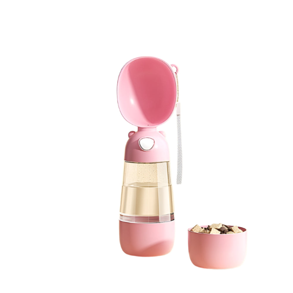 Portable Dog Water Bottle Food And Water Container Feeder Outdoor Travel Pet Water Dispenser