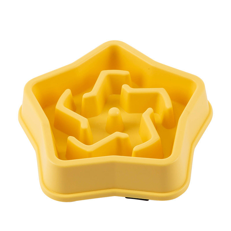 Plastic Choking Preventing Feeding Pet Bowl