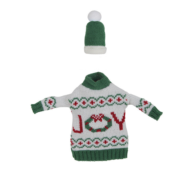 Christmas Knitted Bottle Cap Decorations