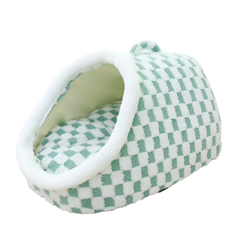 Pet Cat Four Seasons Universal Semi-Enclosed Dog House Thick Warm Pet Bed.