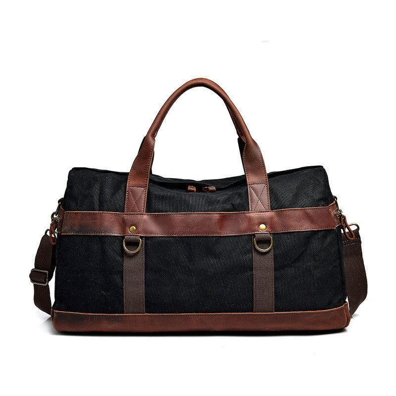 Waterproof Oil Wax Canvas Unisex Shoulder Bag