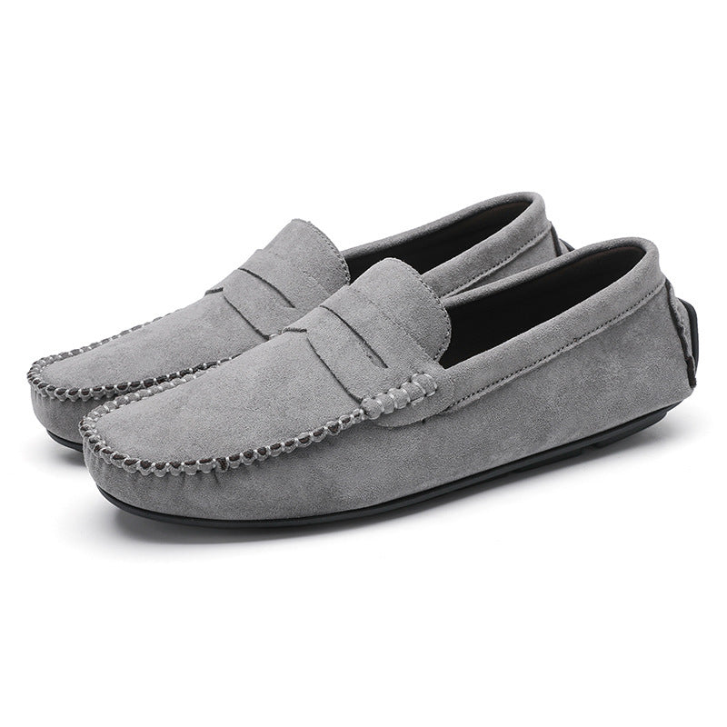 Men's Shoes Leather Slip-On Breathable Loafers