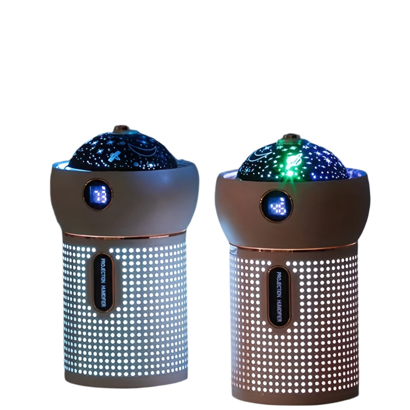 630ml Water Tank Projection Lights Humidifier - Weriion