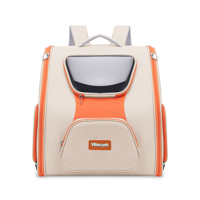 Pet Trolley Bag Panoramic Model Large Capacity Cat Dog Backpack