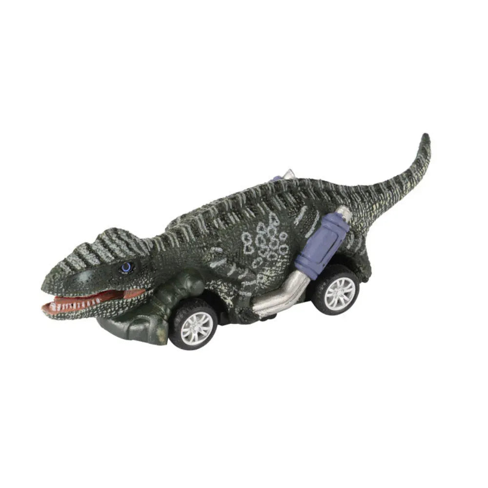 Dinosaur Four-Wheeled Pullback Racing Car Toys