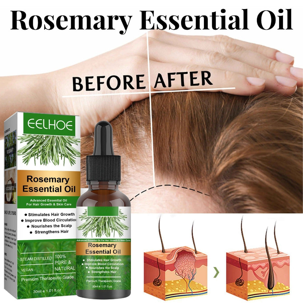 Rosemary Hair Care Essential Oil Anti Hair Loss Nourish Scalp Hair Roots For Growth