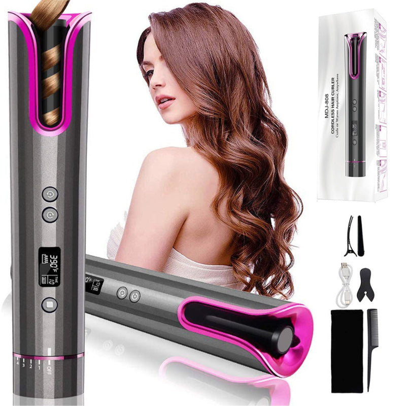 Automatic Wireless Ceramic Hair Curler Curling Iron
