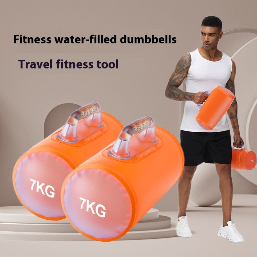 7kg Portable Foldable Water Filled Fitness Strength Dumbbells.