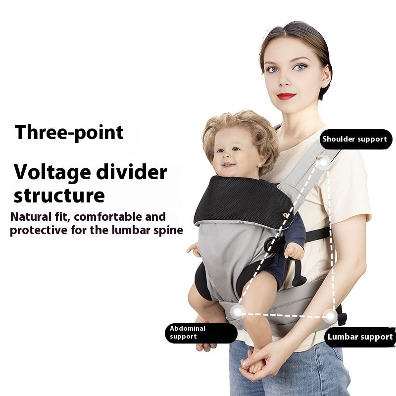 Adjustable Cotton Front And Back Baby Carrier.