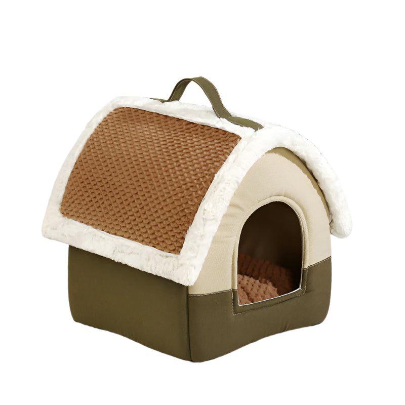 Foldable Pet Cat Dog House Kennel Sofa Bed Mat For Small And Medium Dogs, Cats, And Other Pets of Similar Size.