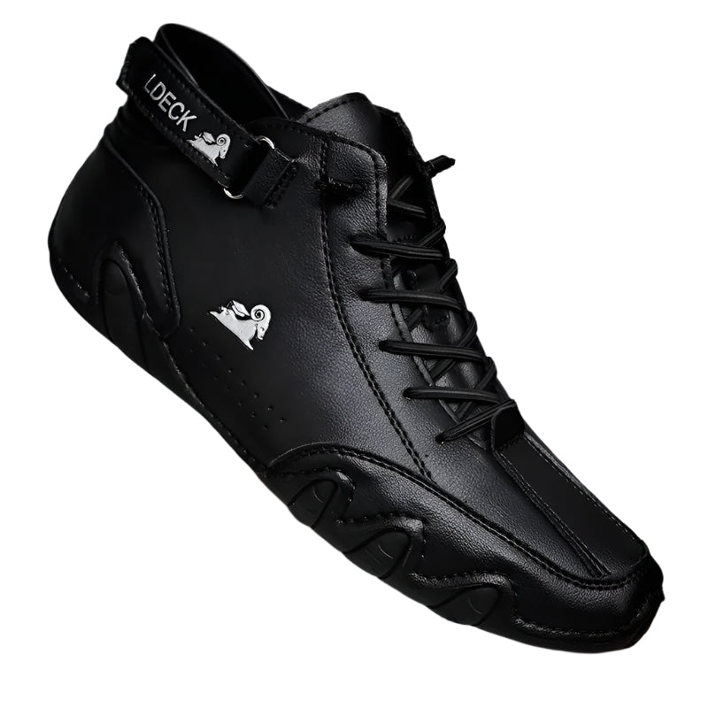 Men Ankle Boots Autumn Winter Suede Velcro Shoes Fashion Lace-up Sneakers