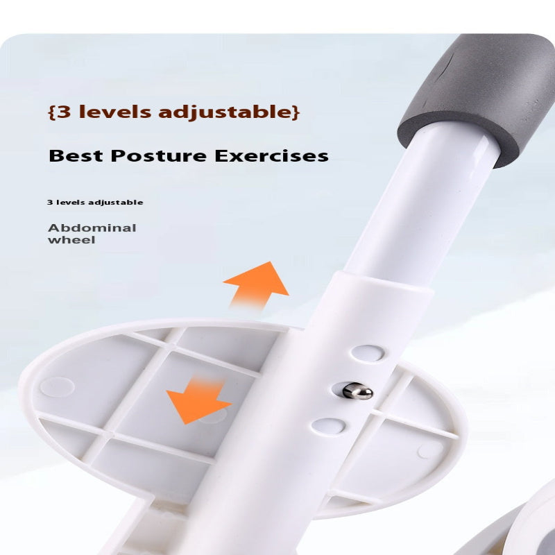 Multifunctional Fitness Abdominal Wheel For Abs Training With Elbow Support.