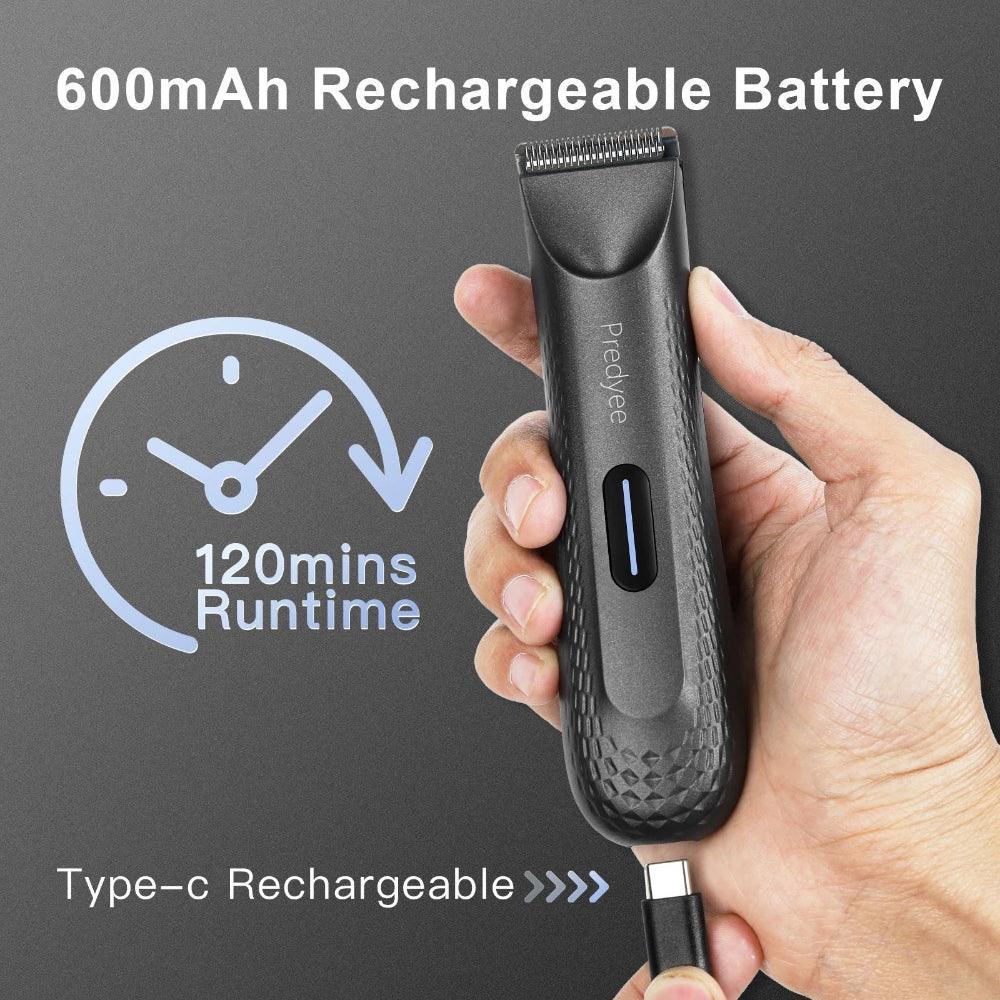 Electric Groin Pubic Hair Private Parts Intimate Grooming Versatile Body Hair Trimmer For Men