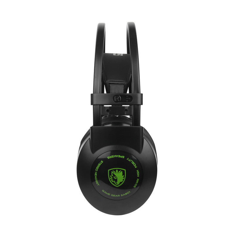 Gaming Headset With Adjustable Headband & Comfortable Earmuffs