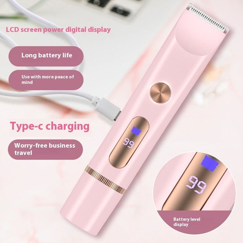 Versatile Armpit Private Area Electric Body Hair Lady Shaver With Two Heads