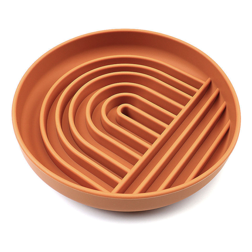 Slowdown Slow Feeder Silicone Pet Dog Bowl