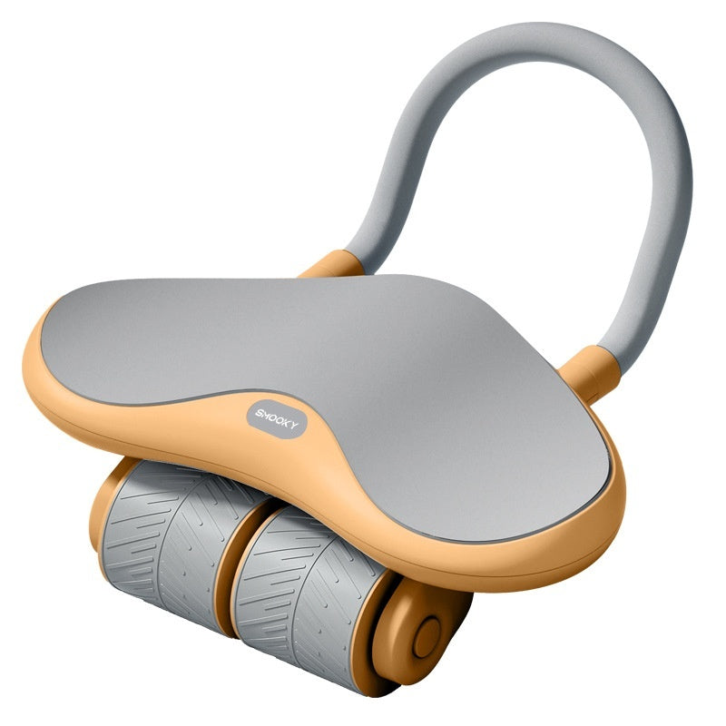 Abdominal Three-Wheel Elbow Pad Support Automatic Rebound Home Fitness Equipment.