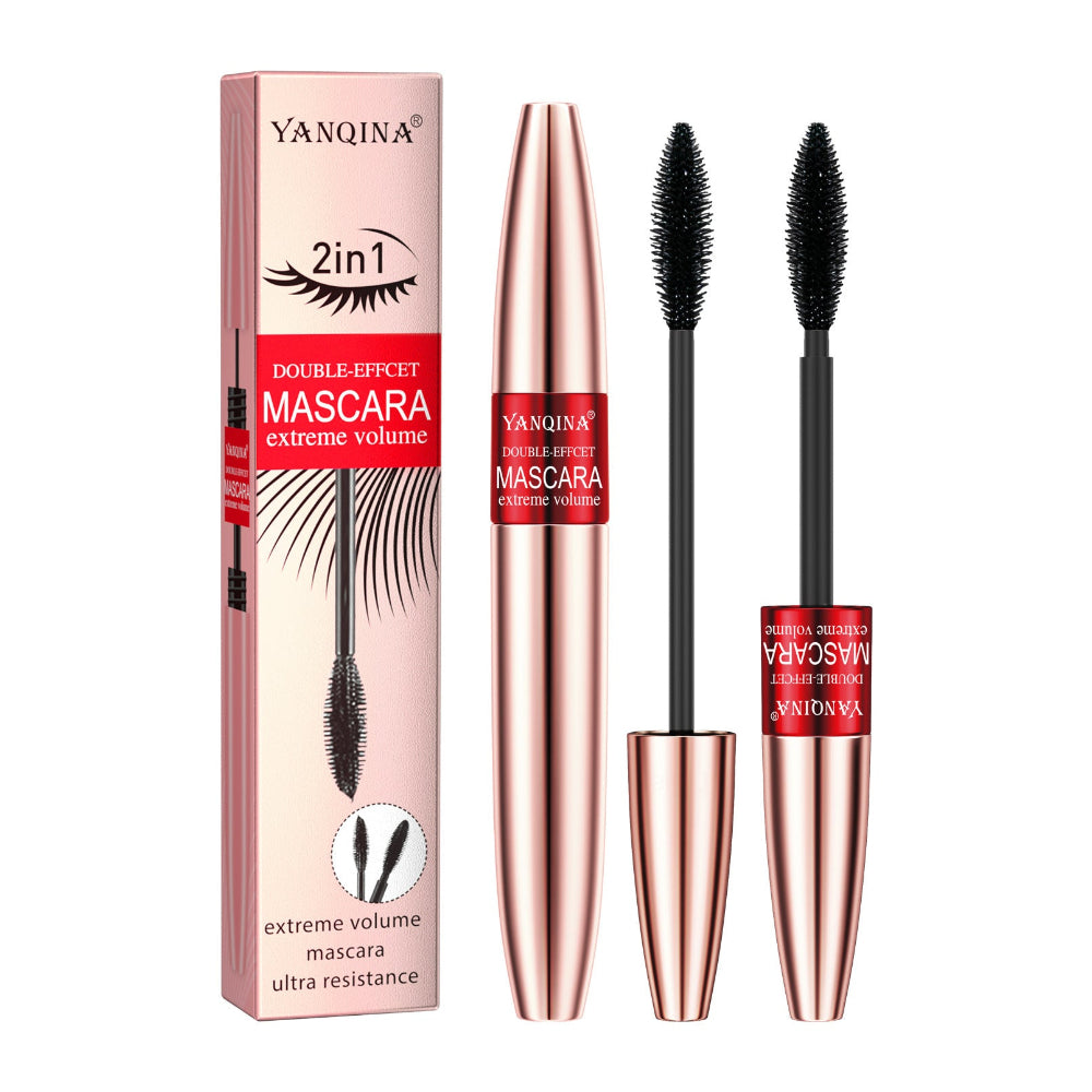 Face Makeup Double-Headed Mascara Non Smudge