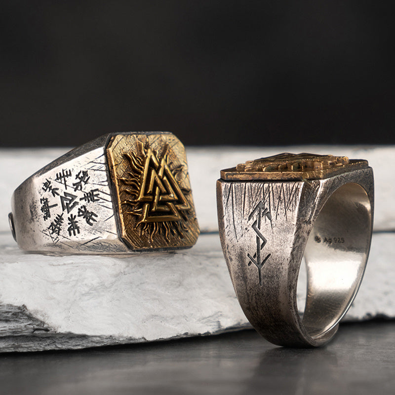 Men's Domineering Nordic Viking Ring