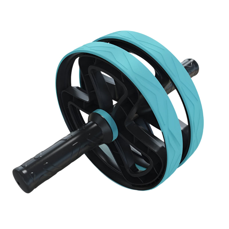 Double Abdominal Wheel For Balance And Core Strength.