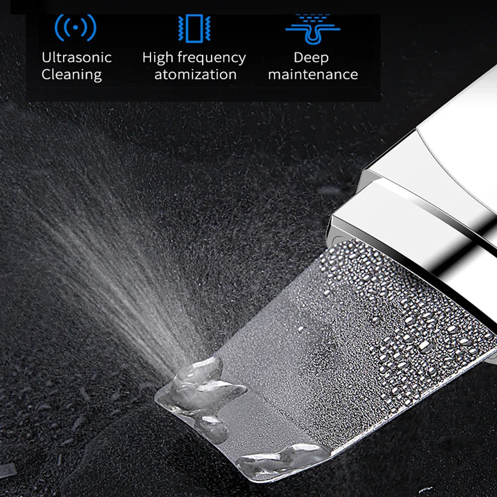Ultrasonic Peeling Beauty Instrument Facial Scrubber Cleaner