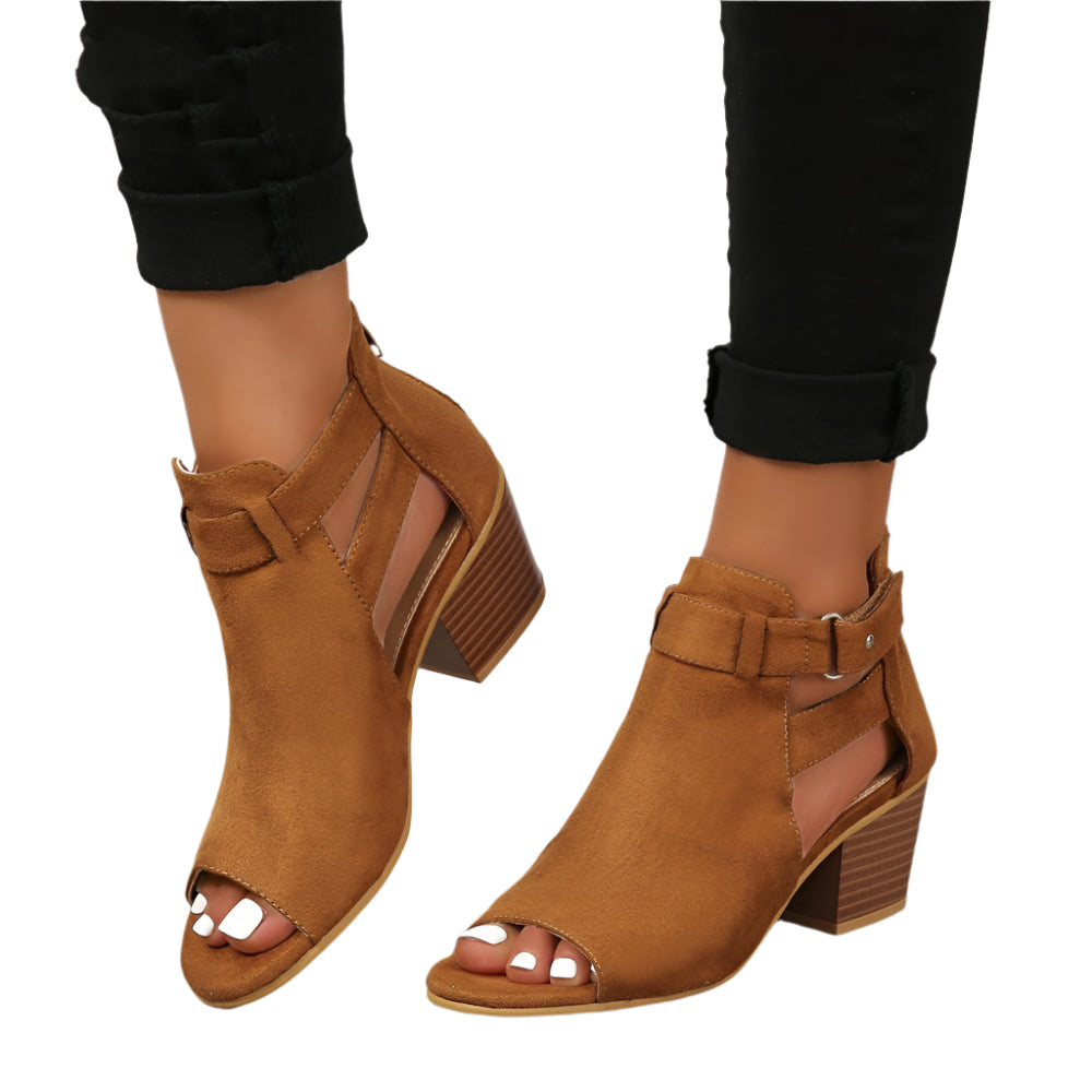 Women's Buckle High Heel Sandals