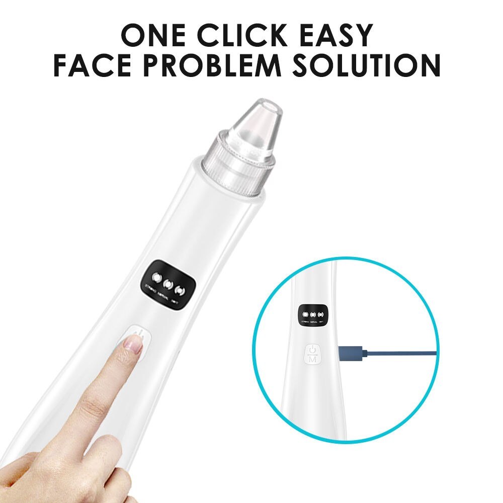 Electric 3 Suction Mode Face Cleansing Beauty Machine Blackhead Remover Skin Care Device