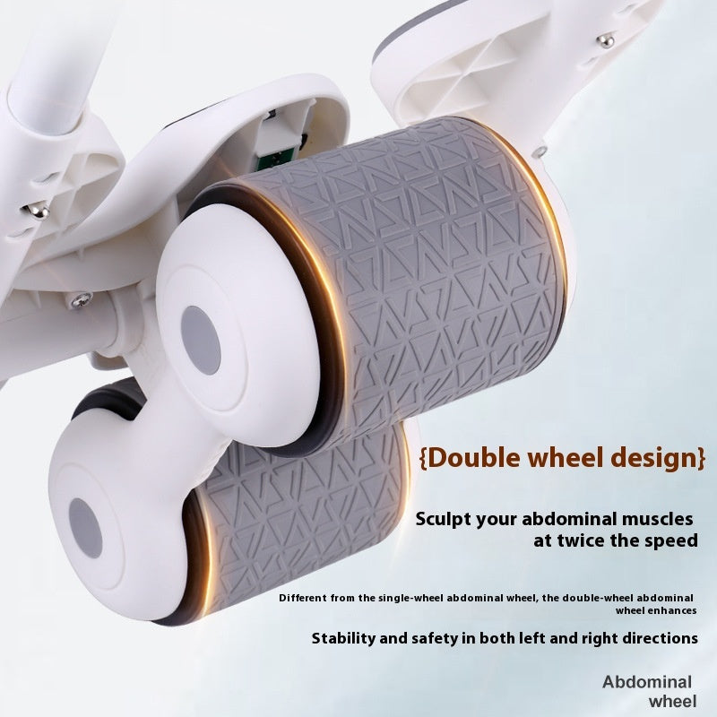 Multifunctional Fitness Abdominal Wheel For Abs Training With Elbow Support.