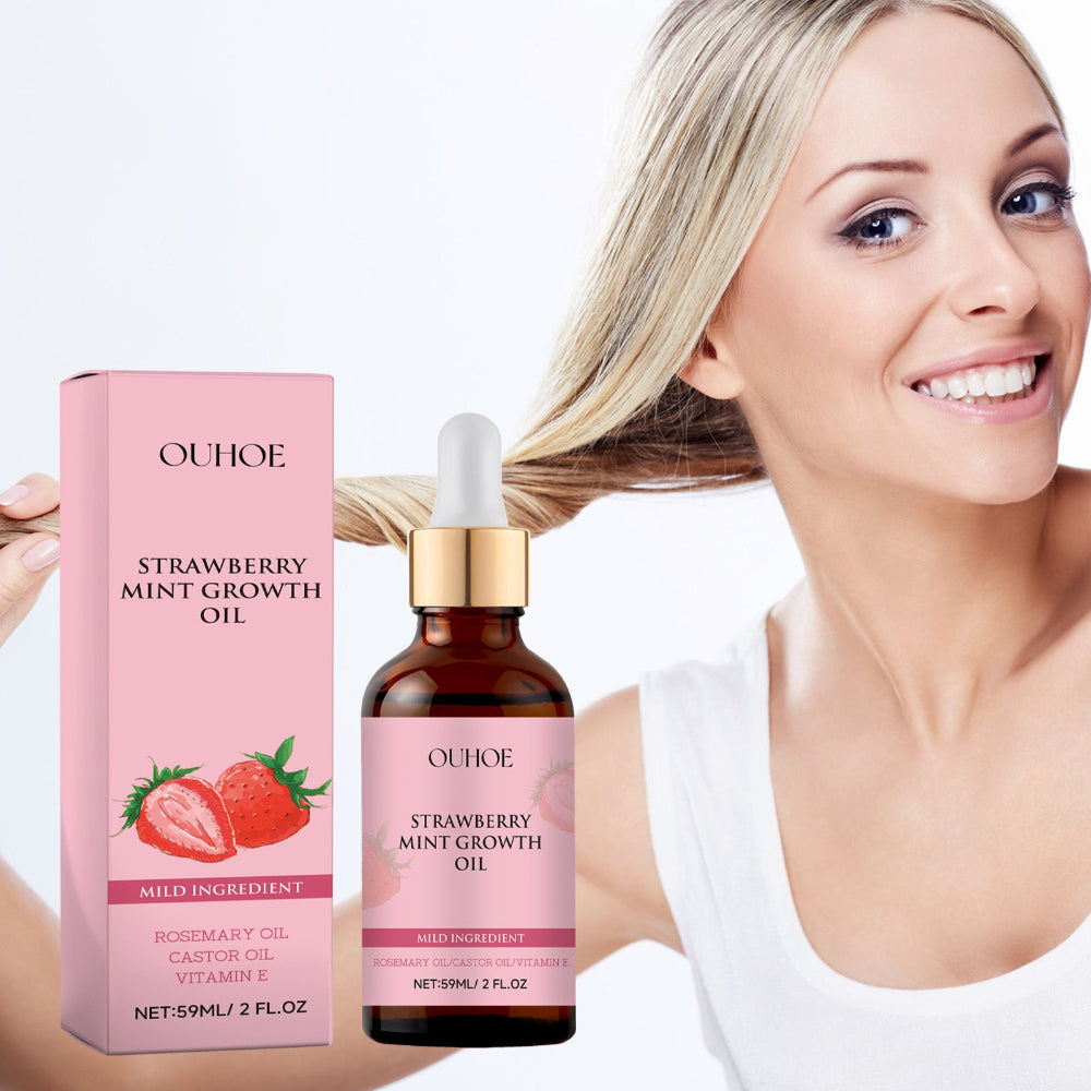 Nourishing Strawberry Extract Hair Growth Oil