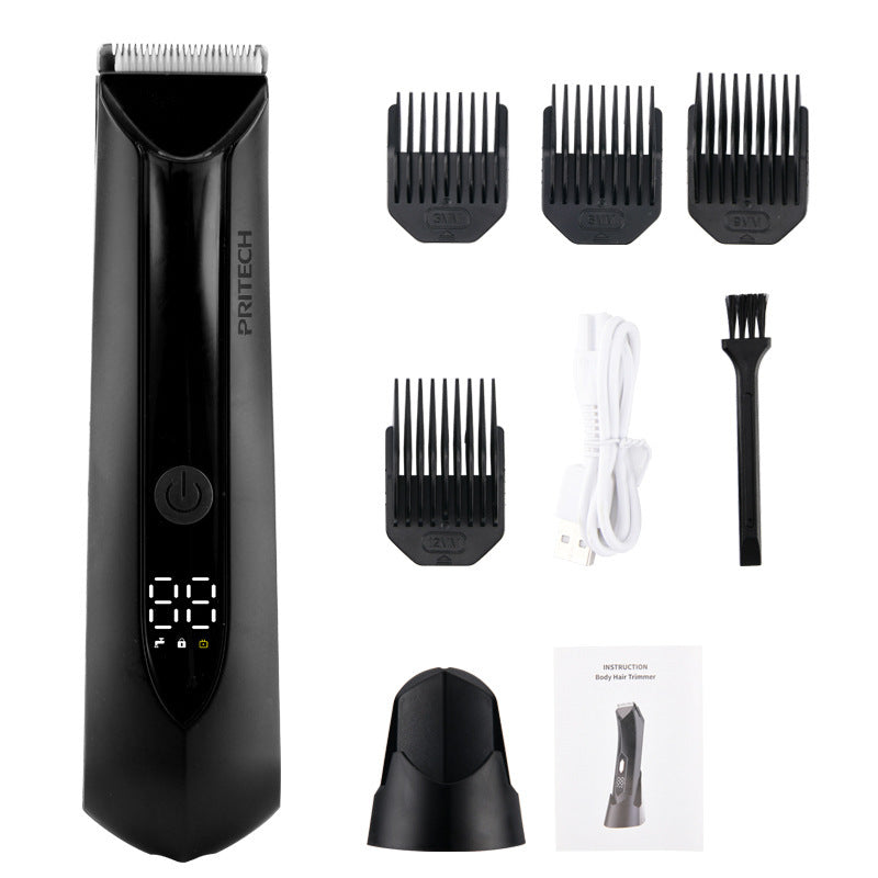 Men's Intelligent Digital Display Hair Removal Electric Shaver For The Entire Body