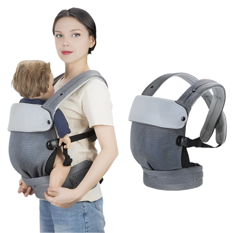 Adjustable Cotton Front And Back Baby Carrier.