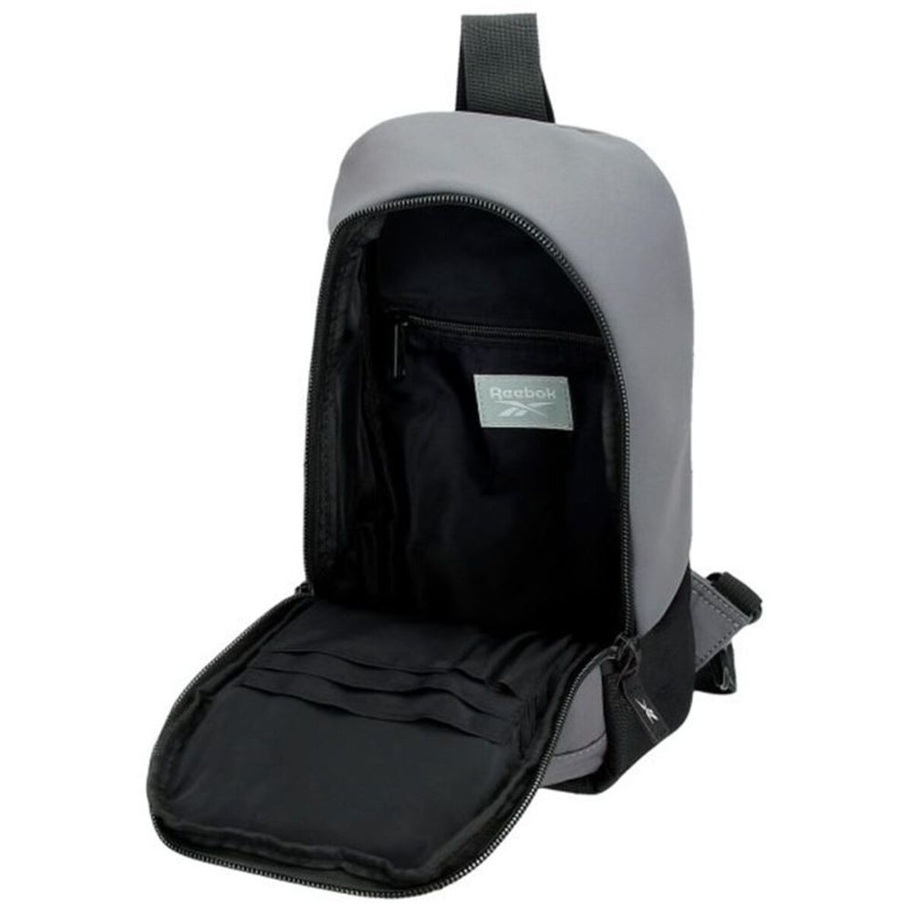 Shoulder Bag Reebok Newport, Grey With Adjustable Shoulder Strap