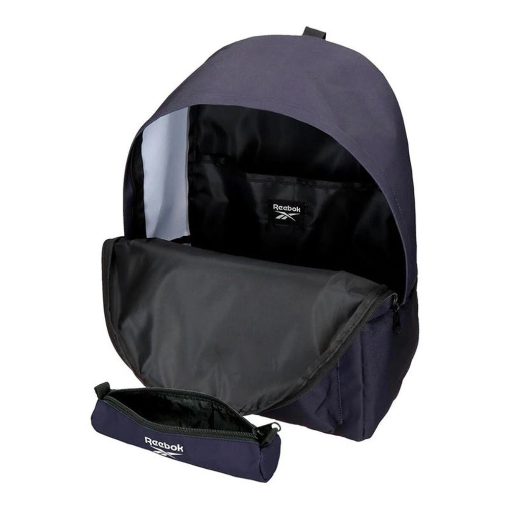 Backpack Reebok Brooklyn Navy Blue With 15 Inch Computer Compartment