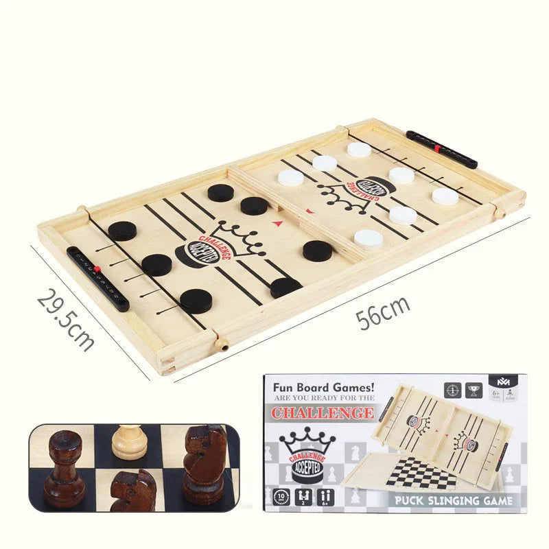 Funny Puck Slinging Board Game